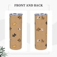 thumbnail image 4 of PAYOHTO Funny Dogs Brown 20 Oz Stainless Steel Mug Tumblers Cup for Men Women Insulated Slim Thin Travel Tumbler, 4 of 7