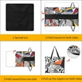 thumbnail image 3 of Color Wave Point Geometry Outdoor Picnic Blanket, Foldable Waterproof Beach Mat, Portable Beach Blanket for Beach Camping, Hiking, Family Concerts, 3 of 7