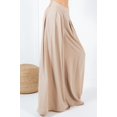 thumbnail image 4 of Large Hem Wide Leg Pleated Solid Pants, 4 of 5