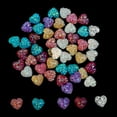 thumbnail image 4 of Rongfmy 50Pcs Mixed 12mm Heart Resin Rhinestone Flatback Embellishment for DIY Craft Multicolor, 4 of 9