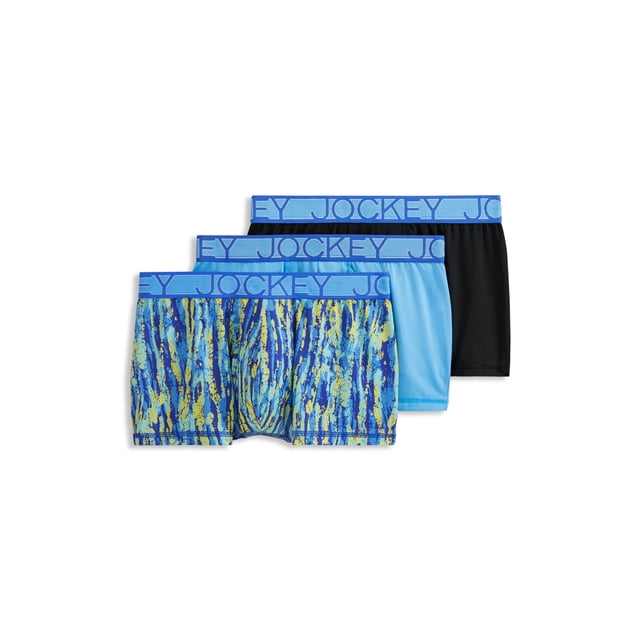 Jockey Men's Active Microfiber 2.5" Trunk - 3 Pack