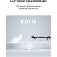 thumbnail image 4 of MOJMBSBY ANSI Z87 Adjustable Temples Protective Eyewear, PVC Black, 4 of 9