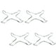 thumbnail image 4 of Anillos duraderos para Wok, anillos de soporte para Wok, prácticos estantes para estufa (plateados), 4 Uds., 4 of 6