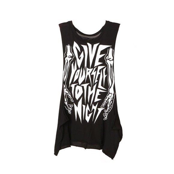 Iron Fist - Give Yourself To The Night Women's Muscle Tank Top - Small
