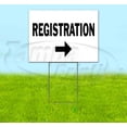 thumbnail image 1 of Registration Right (18" x 24") Yard Sign, Includes Metal Step Stake, 1 of 6