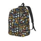 thumbnail image 1 of Easygdp Teeth Mochila de Lona Resistente para Laptop, Compatible con Laptops de 15 a 17 pulgadas, Ideal para Escuela, Trabajo y Viajes-Small, 1 of 5