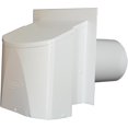 thumbnail image 1 of 6" White Wall Exhaust Vent, with 9" Tailpiece, 1 of 1