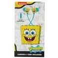 thumbnail image 4 of Nickelodeon sponge Bob Squarepants Earbuds & Cord Organizer, 4 of 5