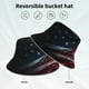 thumbnail image 2 of Fotbe American Flag Waving Print Sombrero Tipo Pescador con Estampado – Sombrero de Sol de Algodón de Moda para Playa, Golf, Pesca, 2 of 6