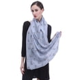 thumbnail image 2 of English Bulldog Print Women's Infinity Scarf Lightweight, Dog Lover Gift, 2 of 2