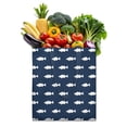 thumbnail image 1 of Foldable Tote Bag with Coral Reef & Tropical Fish Design - Durable, Eco-Friendly & Machine Washable Reusable Grocery Bag for Busy Parents & Students, 1 of 6