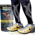 thumbnail image 1 of Manchons de Compression pour Mollets pour Hommes Femmes. Chaussettes de Compression Sans Pieds Sans Pieds., 1 of 5