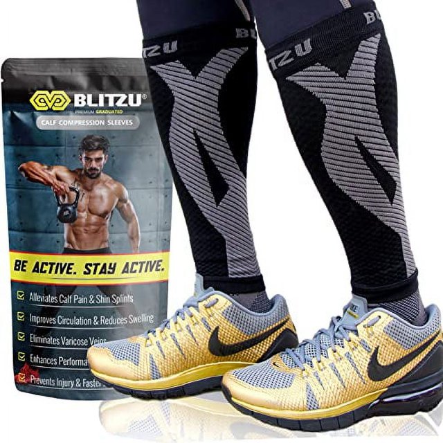Manchons de Compression pour Mollets pour Hommes Femmes. Chaussettes de Compression Sans Pieds Sans Pieds.
