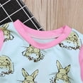 thumbnail image 6 of Mrzhqd Toddler Girls Bodysuits Print Outfits Months Boys Bunny Romper Jumpsuit Rabbit 1Pieces Girls 018 Playsuit Clothes Easter Baby Girls Romper&Jumpsuit For 12-18 Months, 6 of 9