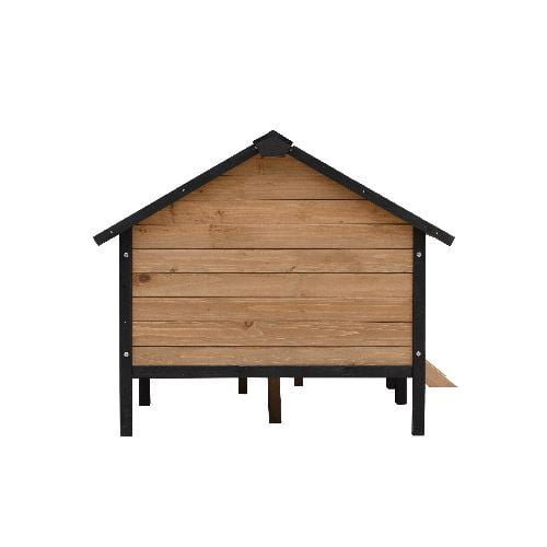 Outdoor Large Wooden Cabin House Style Wooden Dog Kennel with Porch