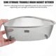 thumbnail image 3 of Triangle Drain Basket Sink Corner Draining Basket Kitchen Food Waste Strainer, 3 of 3