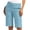 9# Sky Blue, variant on Summer Bermuda Shorts for Women Knee Length Golf Shorts Trendy Casual 2026 High Waisted Vacation Stretch Pants Brown L