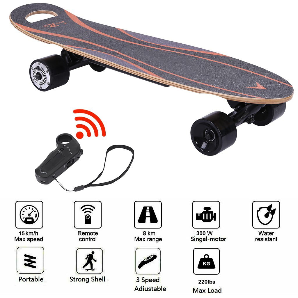 Details about   3-Speed Electric Skateboard  Remote Controller Electric Scooter For kids adults 