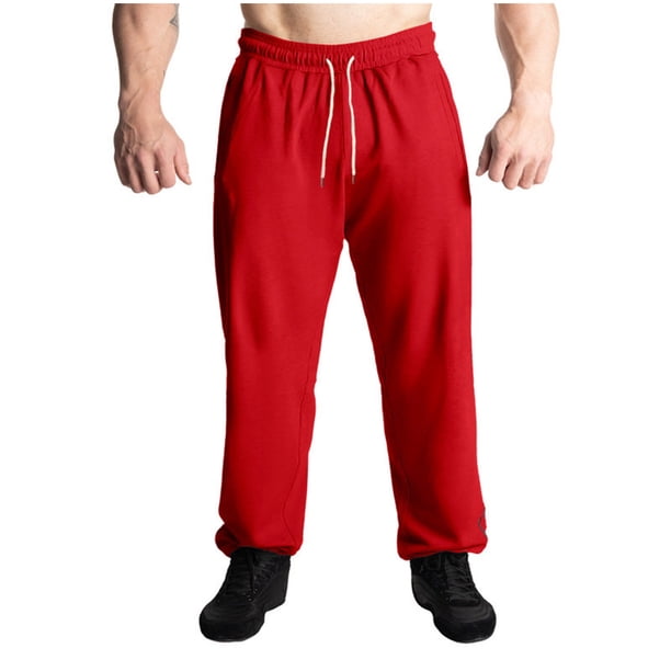 Pantalones largos para hombre, lisos, a la moda, informales, con bolsillos, cintura elástica, pantalones largos, pantalones deportivos, pantalones de poliéster para hombre.