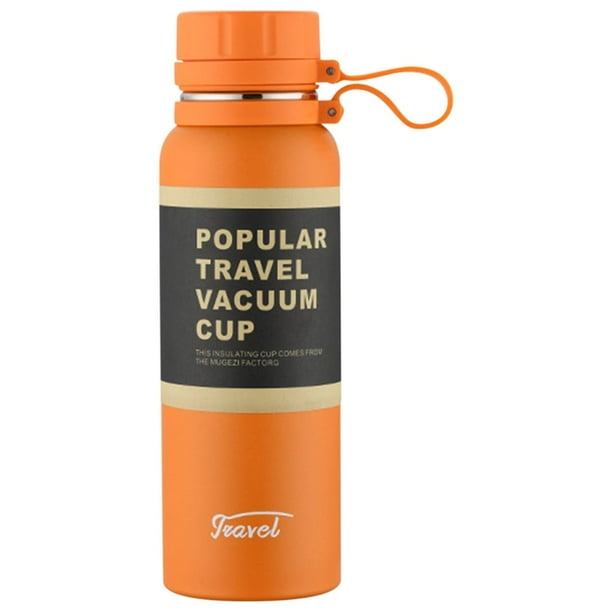 pstuiky Vaso térmico de gran capacidad (650 ml) para deportes, botella de agua portátil, ideal para mujer. Fabricado en acero inoxidable.