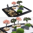 thumbnail image 2 of Naiovety Jardín de meditación con múltiples accesorios, jardín de escritorio en miniatura con bandeja cuadrada para sala de estar, oficina, Hotel, Artesanía Naiovety HA016993-00, 2 of 6