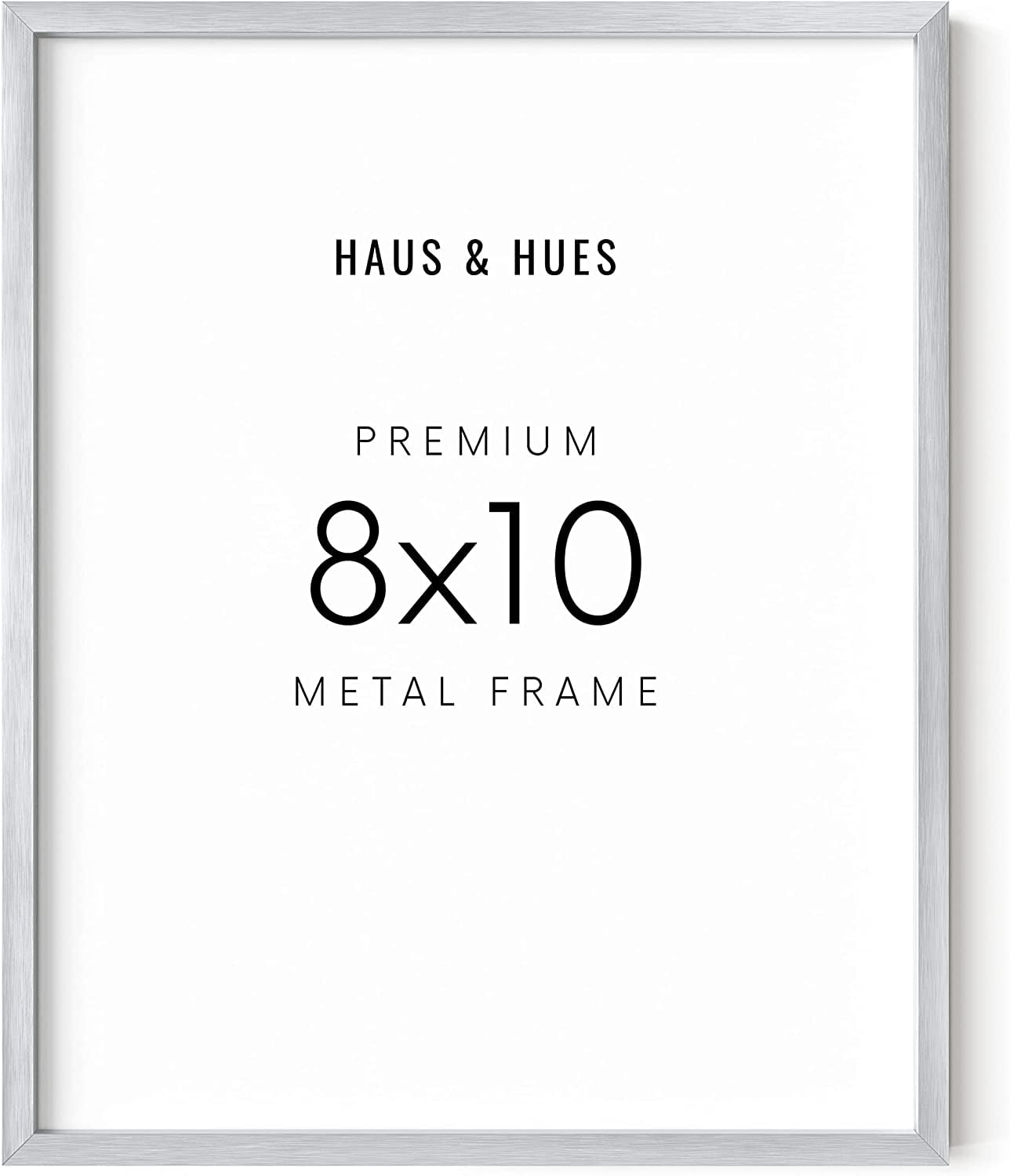 AUEAR, 16x20 Aluminum Picture Frame Set of 6, Made To Display Pictures  11x14 with Mat or 16x20 Without Mat, Wall Gallery Metal Photo Frames (Real