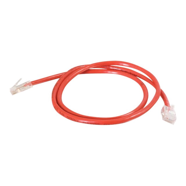 C2g (cables To Go) 7ft Cat5e 350 Mhz Crossover Patch Cable - Red
