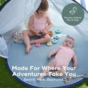 Babymoov Kid's UV Resistant Portable Pop-Up Play Tent, Dark Blue