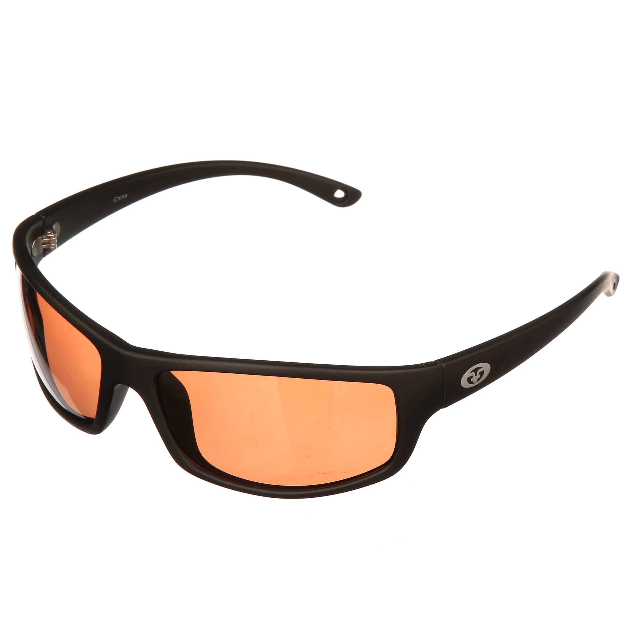 Flying Fisherman Slack Tide Polarized Sunglasses Unisex Matte Black Frame Copper Lens