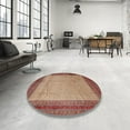 thumbnail image 4 of Ahgly Company Machine Washable Indoor Rectangle Traditional Fire Brick Red Area Rugs, 7' x 9', 4 of 7