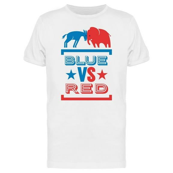 Republican And Democrat T-Shirt Men -Image by Shutterstock, Male 3X-Large