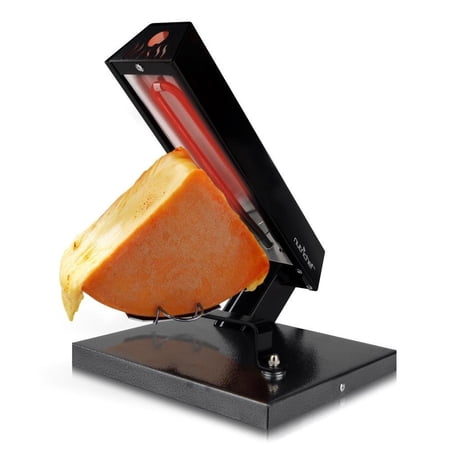 NutriChef Raclette Grill Cheese Melter/Warmer - Electric Cheese Melting Machine - Swiss Style