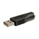 PS2 PS/2 USB Adaptateur vers - Adaptateur Clavier / Souris - USB (M) vers (F) - Noir – image 1 sur 4