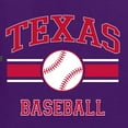 thumbnail image 6 of Wild Bobby City of Texas Baseball Fantasy Fan Sports Men's T-Shirt, Purple, Large, 6 of 6