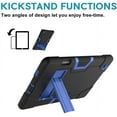 thumbnail image 6 of FIEWESEY Case for Samsung Galaxy Tab S6 Lite, Heavy Duty Shockproof Rugged Full Body Protective Case With Stand for Samsung Galaxy Tab S6 Lite 10.4 Inch 2024/2022/2020 (Black/Blue), 6 of 7