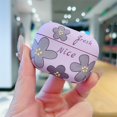 thumbnail image 1 of Bamboohart 1pc Floral Design TPU Case for AirPods 1/2 and Pro  Shockproof Protective Cover Compatible with 3rd and 4th Generation AirPods, 1 of 7
