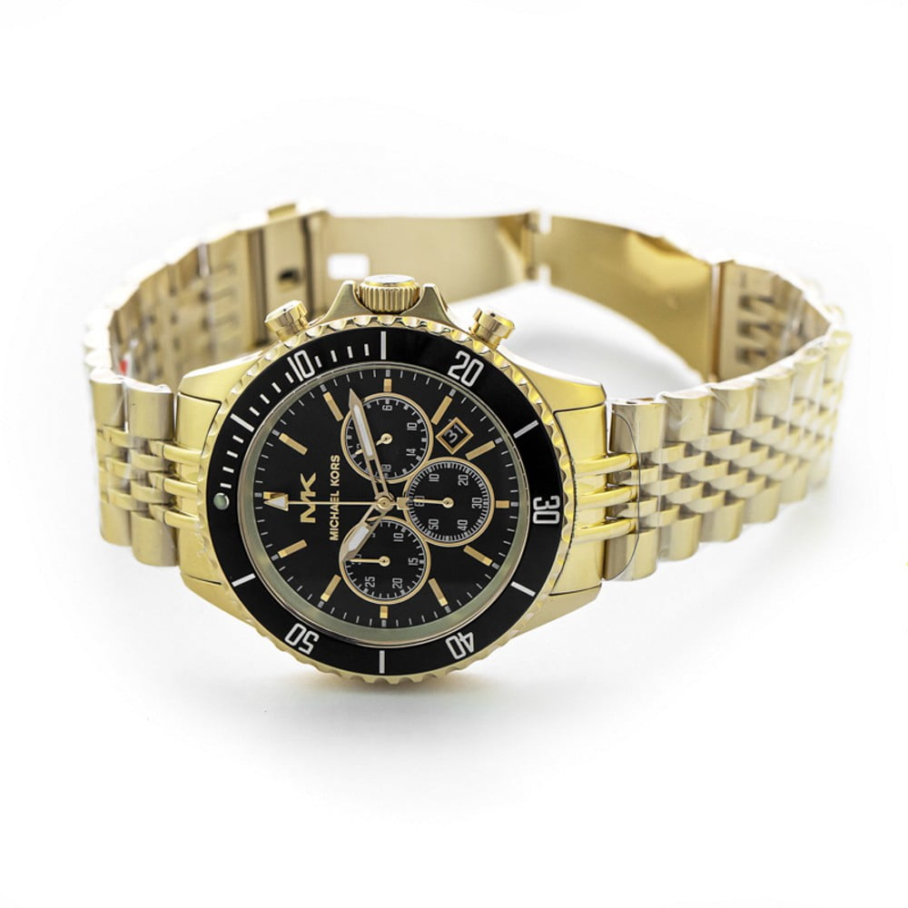 Michael Kors Bayville Men's Watch, Yellow Gold-Tone Stainless