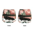 thumbnail image 3 of Balery Black Cat Pink Bathroom Pantalones cortos deportivos para mujer con forro y dos bolsillos, elásticos, para entrenamiento, gimnasio, yoga-Small, 3 of 7