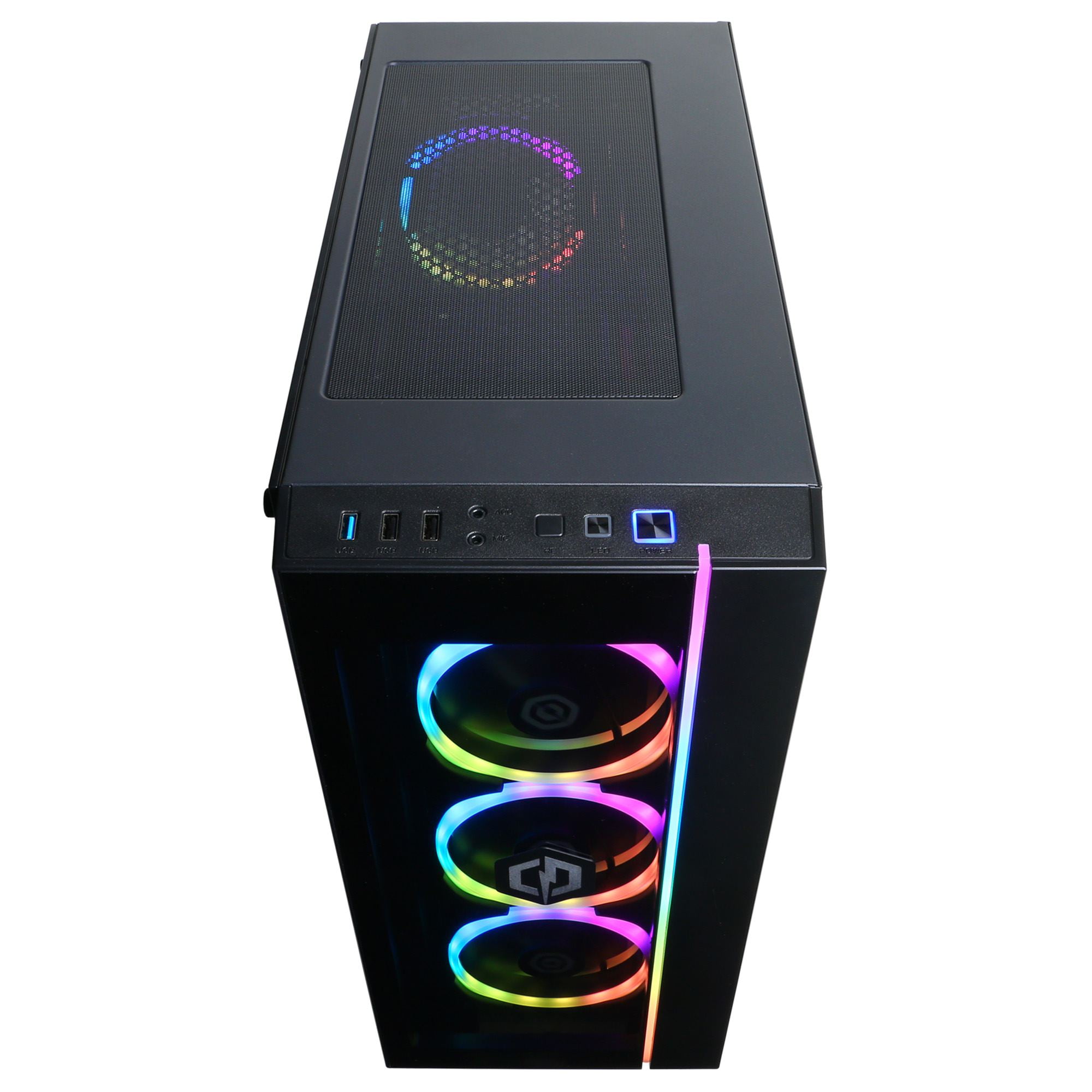 CyberPowerPC Gamer Master Gaming Desktop, AMD Ryzen 5 5500, 16GB, AMD Radeon RX 6700 10GB, 1TB SSD, Black, GMA6800WST