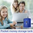 thumbnail image 4 of HLONK Storage Trunks & Bag Kids Bank Locker Safe With Key And Single Digit Lock Metal Money Safe Mini Password Cash Paper Money Savings Box Gift For Kids Boys And Girls Black, 4 of 9
