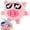 pig, variant on 3-in-1 Plush Dog Chew Toy with Squeaky Ball Inside, No Stuffing Tearable Crinkle Puppy Toys for Aggressive Chewers, Birthday Gift Box for Small Medium Large Dogs