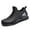 Black, variant on Men's Fashion Rain Shoes Men's Thick Soled Wear Comfortable Water Shoes Outside Wear Car Wash Fishing Shoes Non Kitchen Water Proof Shoe Covers Reusable High Top Tennis Shoes Mid Length Boots Paddling