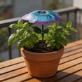 thumbnail image 6 of SLYNSHome Metal Plant Umbrellas for Outdoor Blue Small Plants Shade Cover Metal Garden Shade Disk Outdoor Garden Umbrella for Potted Decor, 6 of 7