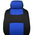 thumbnail image 4 of TIANLAIMEI UltraComfort Black&Blue, Polyester, Breathable, Front Rear Seat Covers, 5 Pieces, 4 of 12