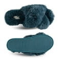 thumbnail image 6 of Jessica Simpson Womens Plush Cross Band Plush Memory Foam Slide Slipper, 6 of 9
