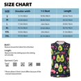 thumbnail image 6 of Bixox Men's Avocado LOVE Printed Shirt Sleeveless Fitness Tank Top-Large, 6 of 7