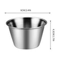 thumbnail image 4 of Stainless Steel Sauce Cup, 2oz, Rust-Resistant, For Dips, Condiments, Easy to Clean, 4 of 5