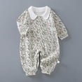 thumbnail image 2 of CAUYDY 6 9 12 18 Months Baby Boys One-Pieces Newborn Clothes Preemie Long Sleeved Sleepers Infant Boy Romper Fall Winter Toddler Pajamas Silver for Sizes 6-9 Months, 2 of 4