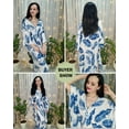thumbnail image 6 of Edolynsa Plus Size Kaftan Dresses for Women Print Swimwear Cover up Beach Caftan Robe Maxi Loungewear, 6 of 9