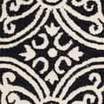 thumbnail image 3 of Safavieh Cambridge Collection CAM123E Handmade Moroccan Geometric Black and Ivory Premium Wool Area Rug (2' x 3'), 3 of 4